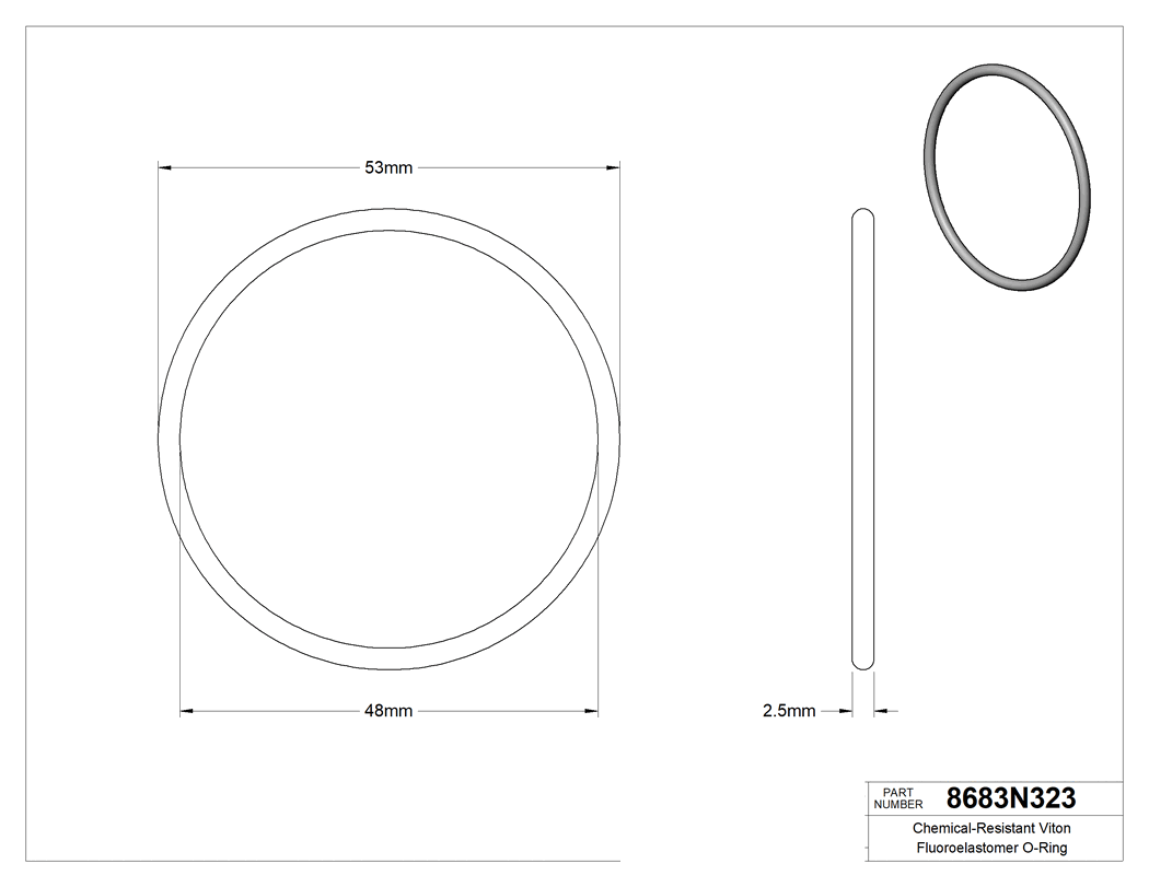 Technical drawing - 8683N323